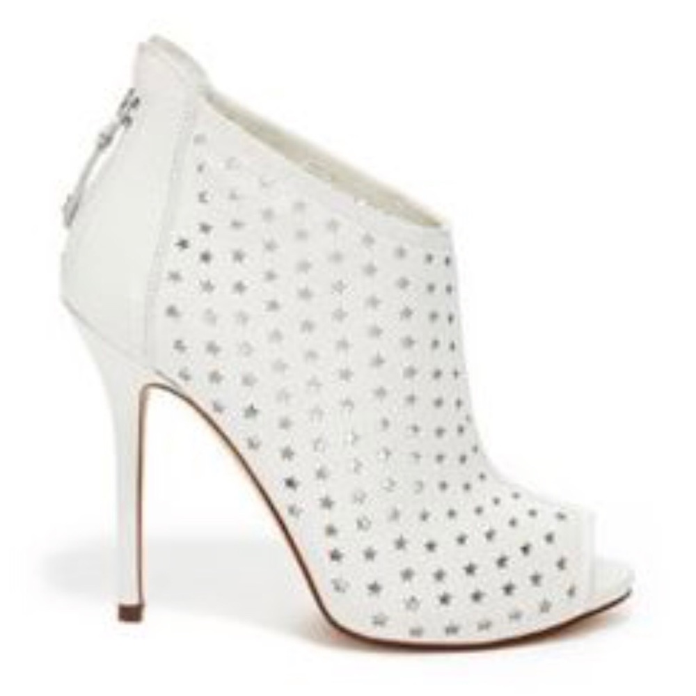 Guess Perforated With Stars Open Toe Bootie 6 - image 2